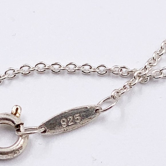 Authentic Tiffany & Co Silver Apple Necklace - Picture 6 of 14